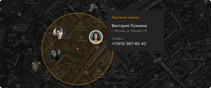 Результат поиска Telegram-аккаунта по открытым данным